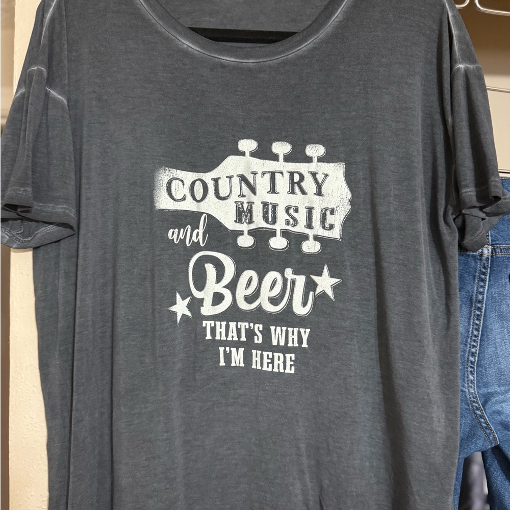 Maurices Charcoal Graphic Tee